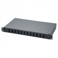 1U 19" RAYLI FİBER PATCH PANEL ST SOKET