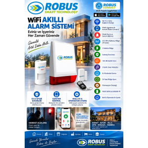 Robus Smart Akıllı Wifi Alarm Seti Robus Smart Akıllı Wifi Alarm Seti