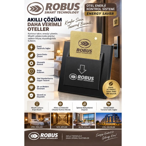 Robus Smart Otel Oda Enerji Kontrol Energy Saver