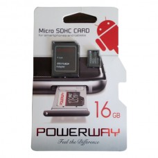 Powerway 16GB Micro SDHC Card