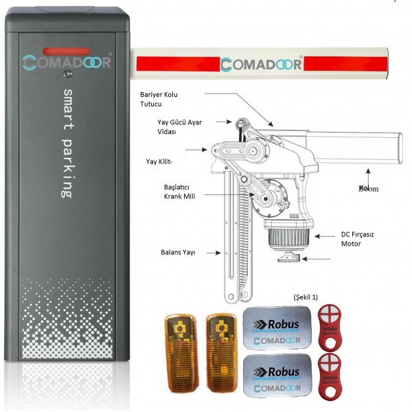 ComaDoor CMD B6 6 Metre Kollu Hızlı Dc Bariyer