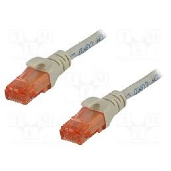 Digitus DK-1617-010 GRİ U-UTP 1 m CAT6 Patch Kablo